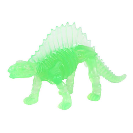 Dinoworld Dinosaurio 3d que brilla en la oscuridad - 3 piezas.