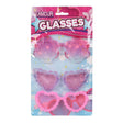 Gafas de niña Glamour trendy - 3 uds.