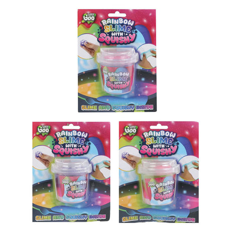 Ty super goo rainbow pit con squishy - 90gr.