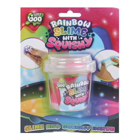 Ty super goo rainbow pit con squishy - 90gr.