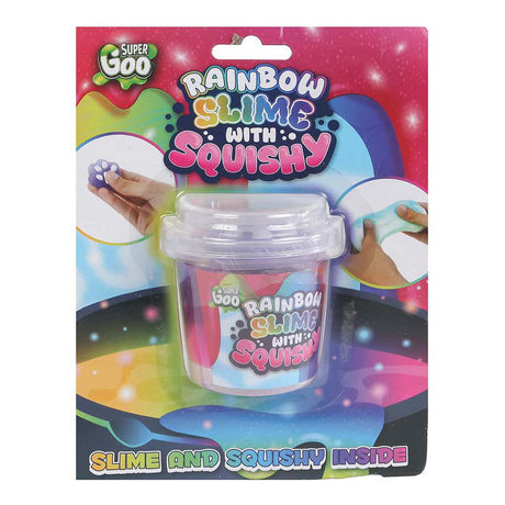 Ty super goo rainbow pit con squishy - 90gr.