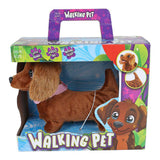 Take me home peluche perro corriendo perro salchicha 19cm perro de juguete marrón.