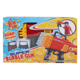 Pistola de burbujas Sun fun con 2 botes de 50ml
