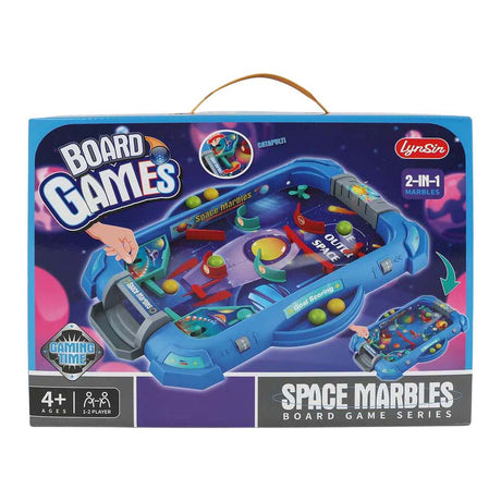 Máquina de pinball pinball canicas espaciales 2 en 1 - 33,5x24,5cm
