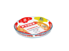 Molde para tarta Pyrex redondo, 25 cm - | hornear disfrutar