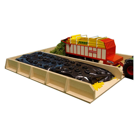 Silo con ranura para globos infantiles de madera 1:32