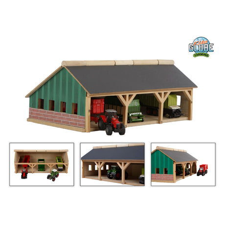 Lock Agricultural de Kids Globe 3-Secciones pequeñas, 1:87