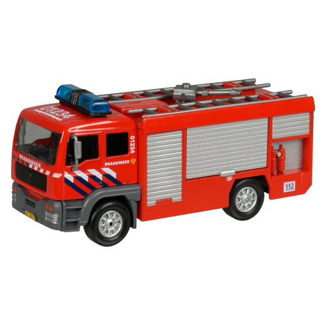 Extintor de bomberos con luz y sonido.