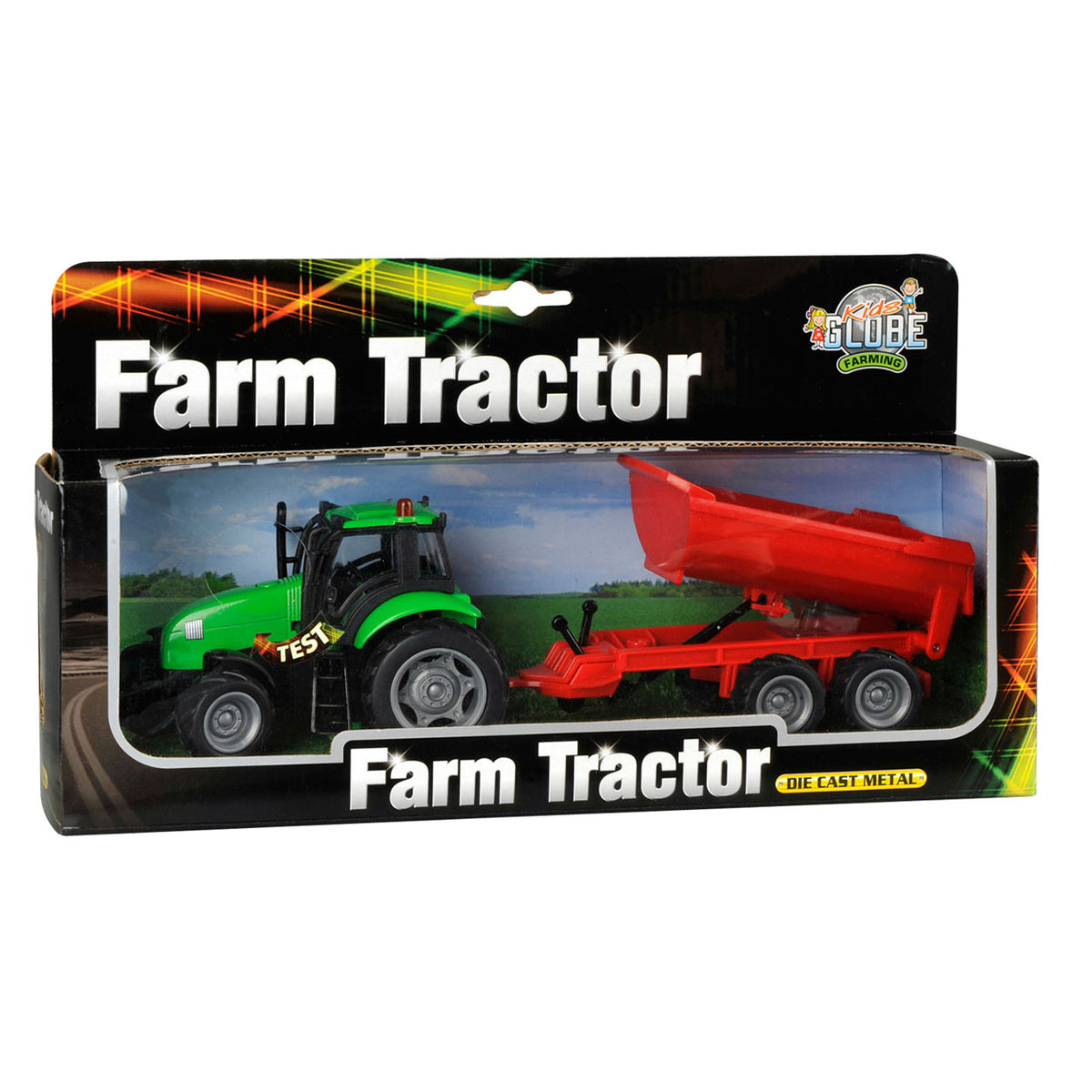 Tractor globo para niños con sonido de luz de remolque 1:32