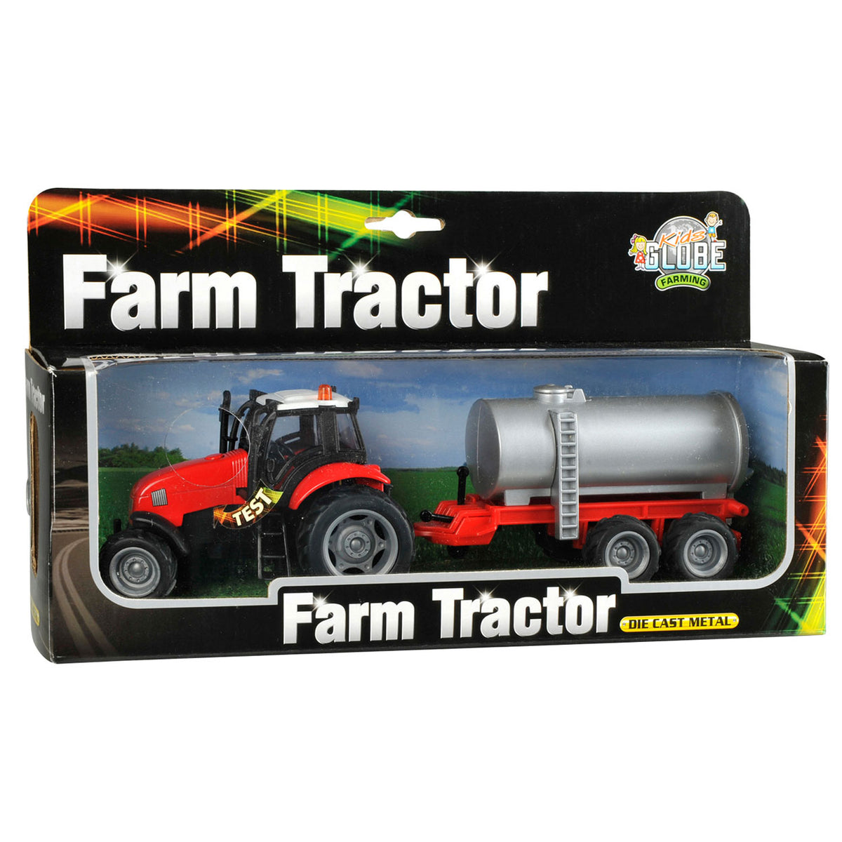Tractor globo para niños con sonido de luz de remolque 1:32