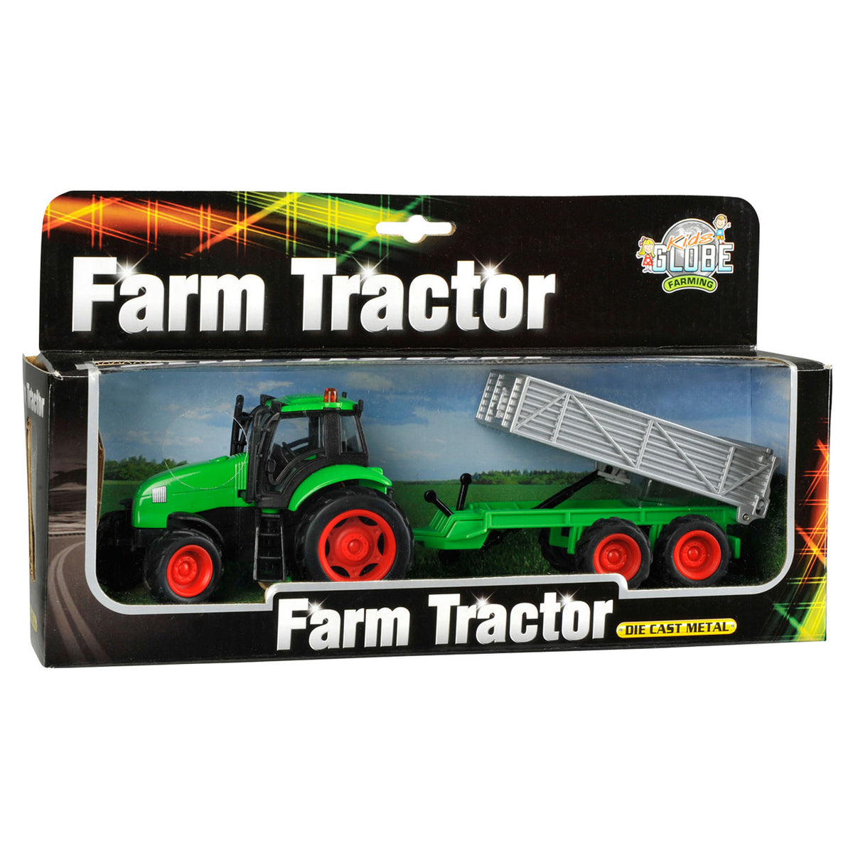 Tractor globo para niños con sonido de luz de remolque 1:32