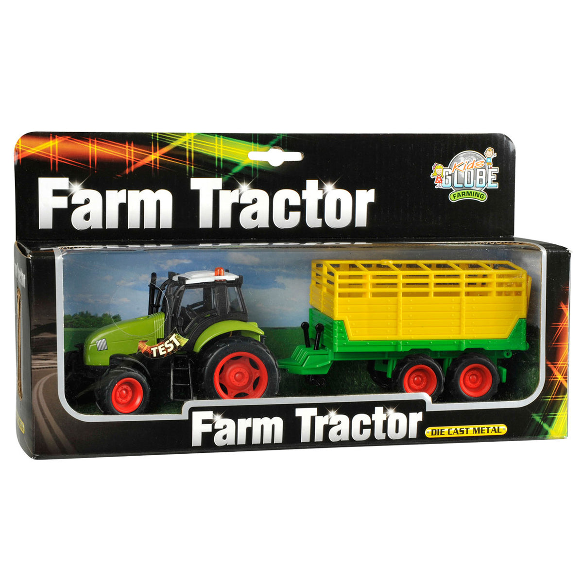 Tractor globo para niños con sonido de luz de remolque 1:32