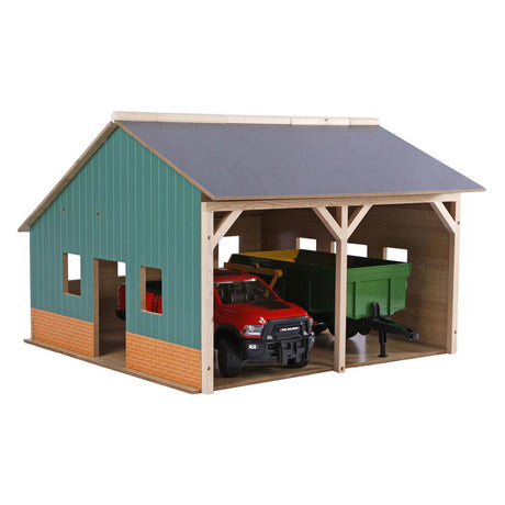 Niños Globe Shed para 2 tractores, 1:16
