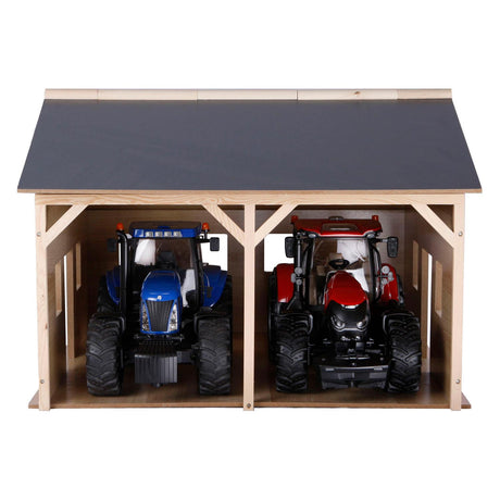 Niños Globe Shed para 2 tractores, 1:16