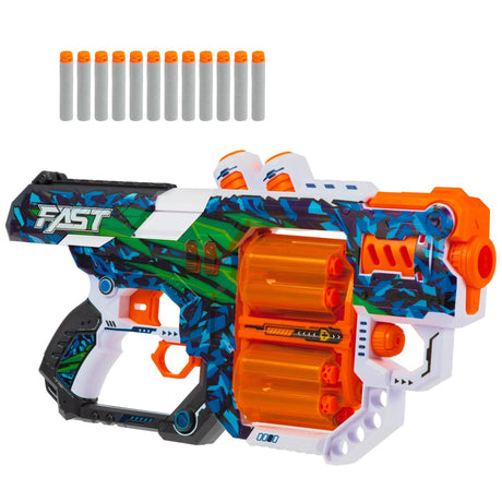 Toi-toys pistola strikex de espuma fast l con 12 flechas de espuma