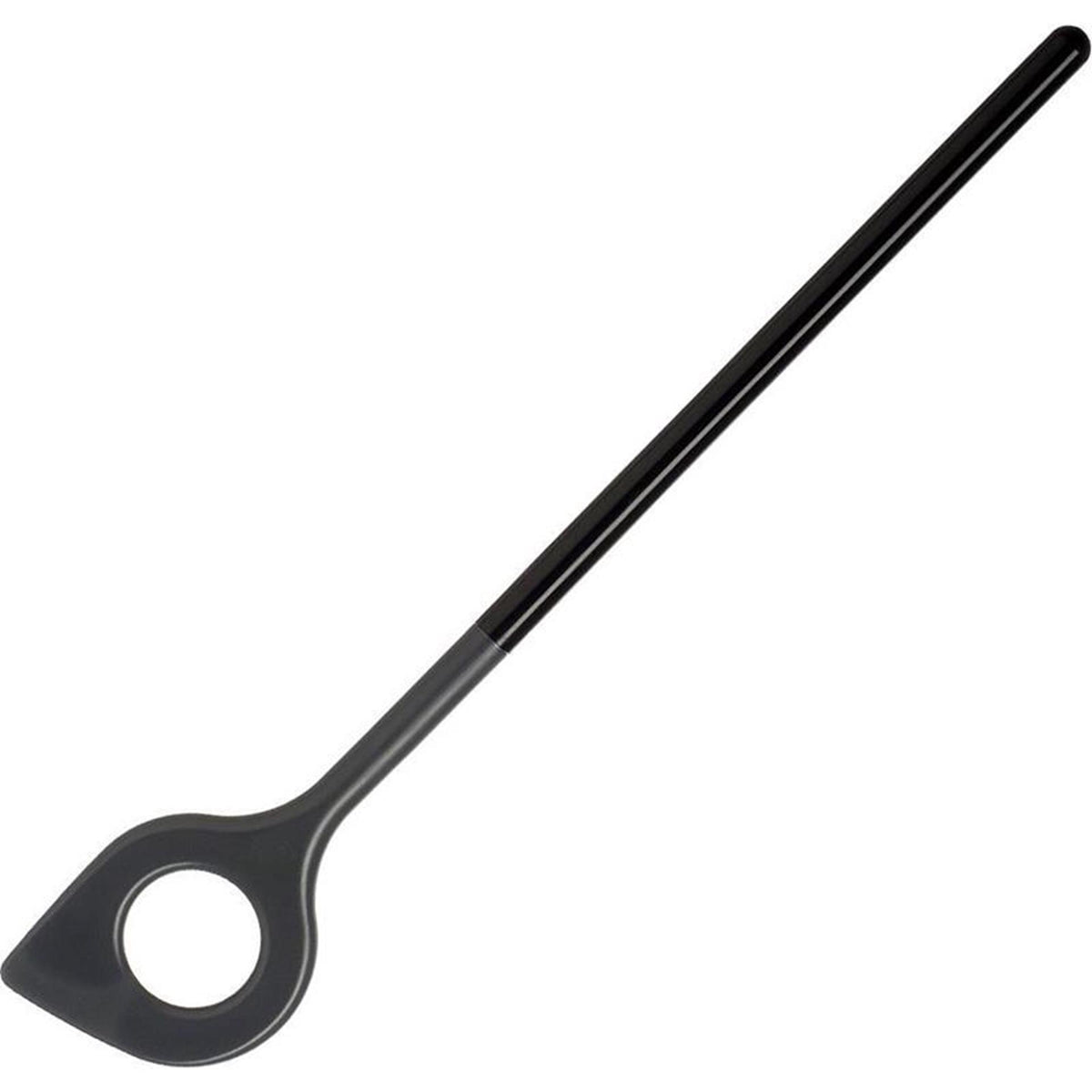 Cuchara para revolver Rosti con agujero optima negra 30cm