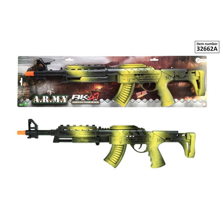 Toi-toys rifle trinquete alfafox ak47 negro verde
