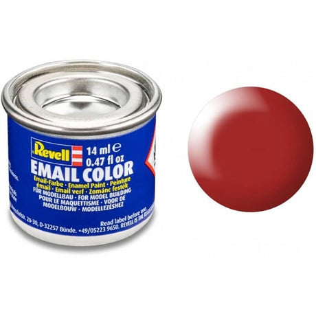 Revell - pintura para maquetas núm. 330 rojo fuego satinado mate