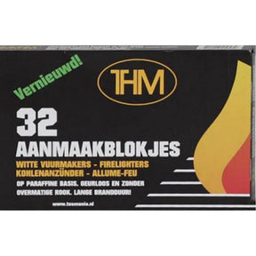 Thm encendedores de parafina blanca pack de 32uds