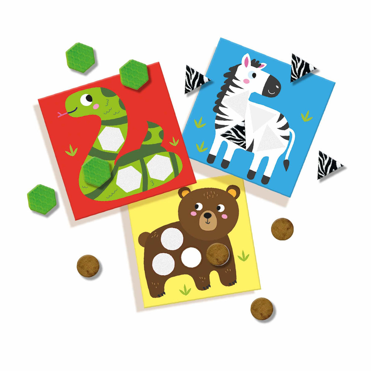 Ses creative ses my first - tarjetas mosaico sensorial