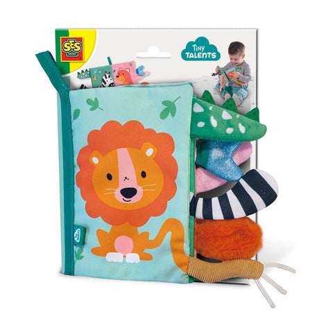 Ses creative ses tinytallents libro sensorial colas de animales suaves