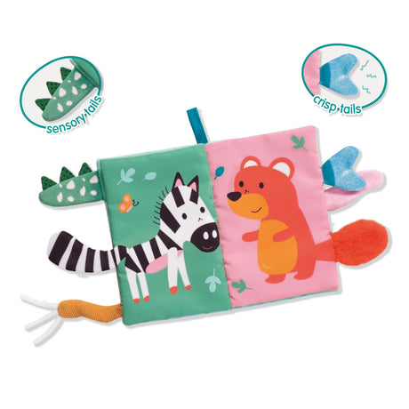 Ses creative ses tinytallents libro sensorial colas de animales suaves