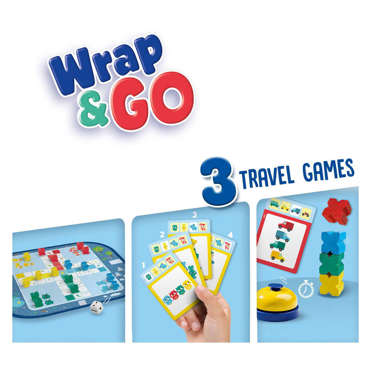 Ses wrap and go juegos de viaje, 3en1