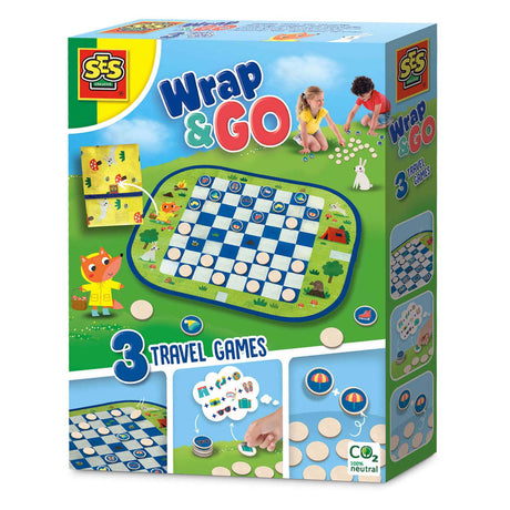 Ses wrap and go juegos de viaje, 3en1