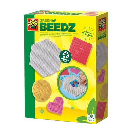 Ses creative ses green beedz - estantes de cuentas para planchar, 4 uds.