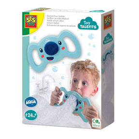 Ses tiny talentos elefante de espuma de burbujas en el baño