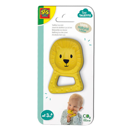 Ses tinytallents juguete mordedor lou lion - 100% caucho natural