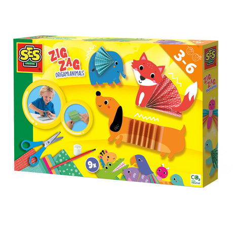 Ses creative ses zig zag origami animals