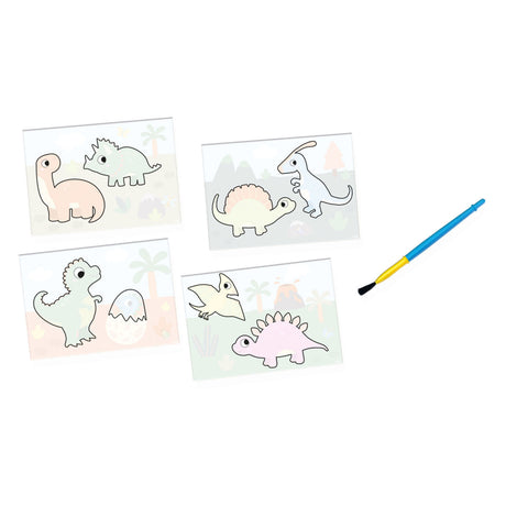 Ses creative ses mis primeros colores con agua - dinosaurios