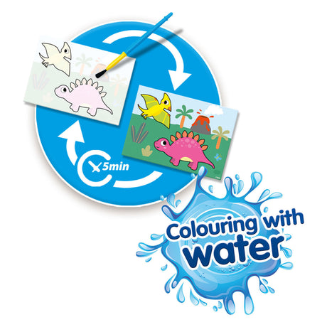 Ses creative ses mis primeros colores con agua - dinosaurios