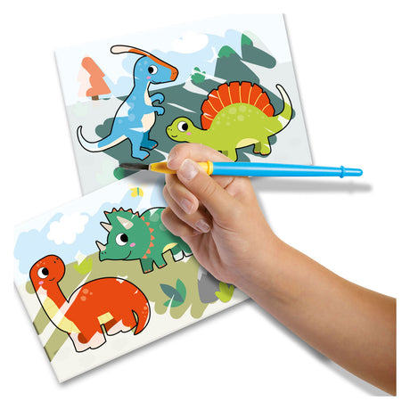Ses creative ses mis primeros colores con agua - dinosaurios