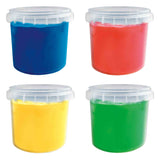 Coloros primarios de pintura para el dedo de SES, 4x110ml