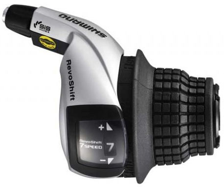 SHIMANO REVOSHIFTER TOUNNEY 7 velocidad 2050 mm de plata