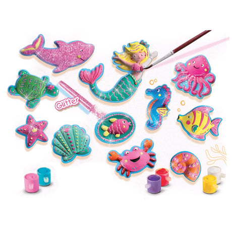 Ses creative ses casting y pintura - figuras del océano