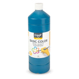 Pintura escolar Creall turquesa, 1 litro.