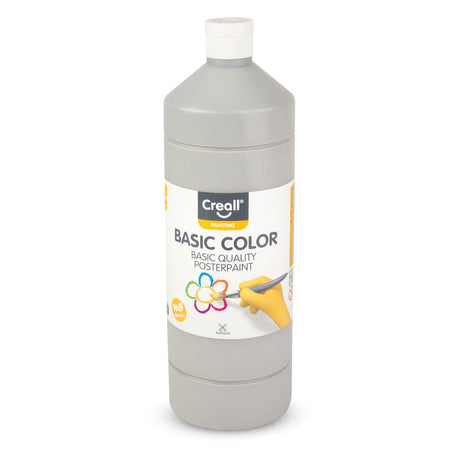 Pintura escolar Creall gris, 1 litro