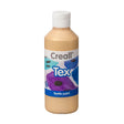 Pintura textil Creall dorada, 250ml.