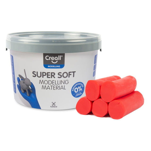 Creall arcilla supersoft roja, 1750gr.