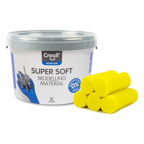 Creall arcilla supersoft amarilla, 1750gr.