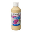 Pintura con purpurina Creall dorada, 250ml.