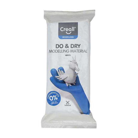Creall do plastilina en seco sin conservantes blanca, 1000gr.