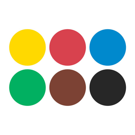 Marcadores gouache esponjosos Creall - 6 colores - 6x70ml - fabricados en los Países Bajos - veganos - sin gluten