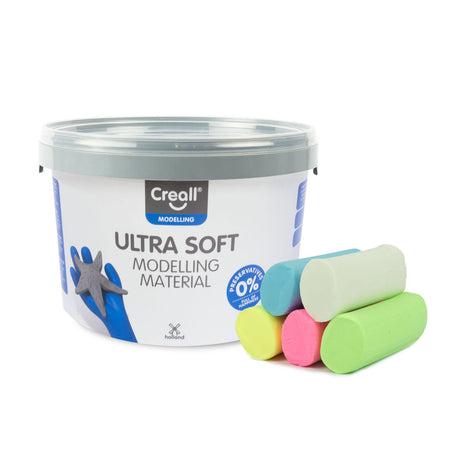 Pasta de modelar Creall | olla de 1 | 10 kg con colores surtidos