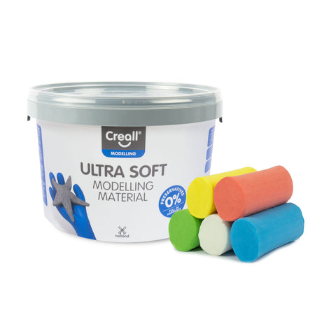 Creall color arcilla ultra suave - 5 colores de arcilla - 1100 gr.