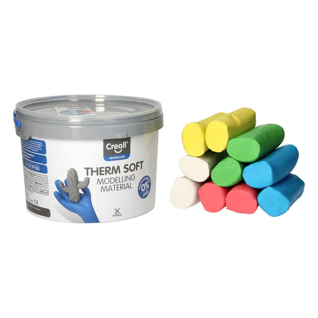 Arcilla blanda Creall therm - 5 colores de arcilla - 2000gr.
