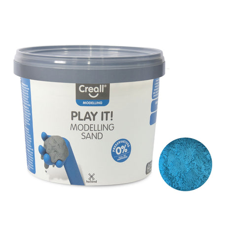 Creall play it play azul arena, 750gr.